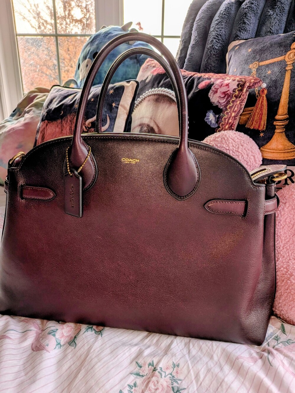 Coach Empire 40 Carryall In Merlot
